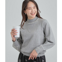 【洗濯機可/吸湿発熱】もちもちでチクチクしにくいハイネックニット