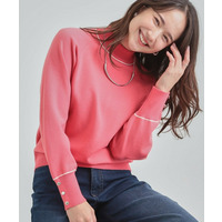 【洗濯機可/吸湿発熱】もちもちでチクチクしにくいハイネックニット