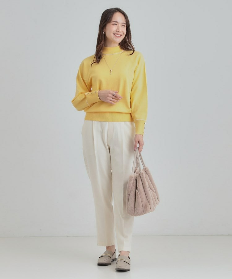 【洗濯機可/吸湿発熱】もちもちでチクチクしにくいハイネックニット12