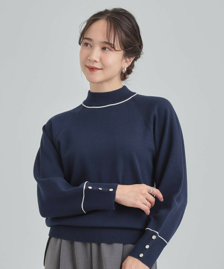 【洗濯機可/吸湿発熱】もちもちでチクチクしにくいハイネックニット18