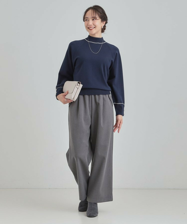 【洗濯機可/吸湿発熱】もちもちでチクチクしにくいハイネックニット20