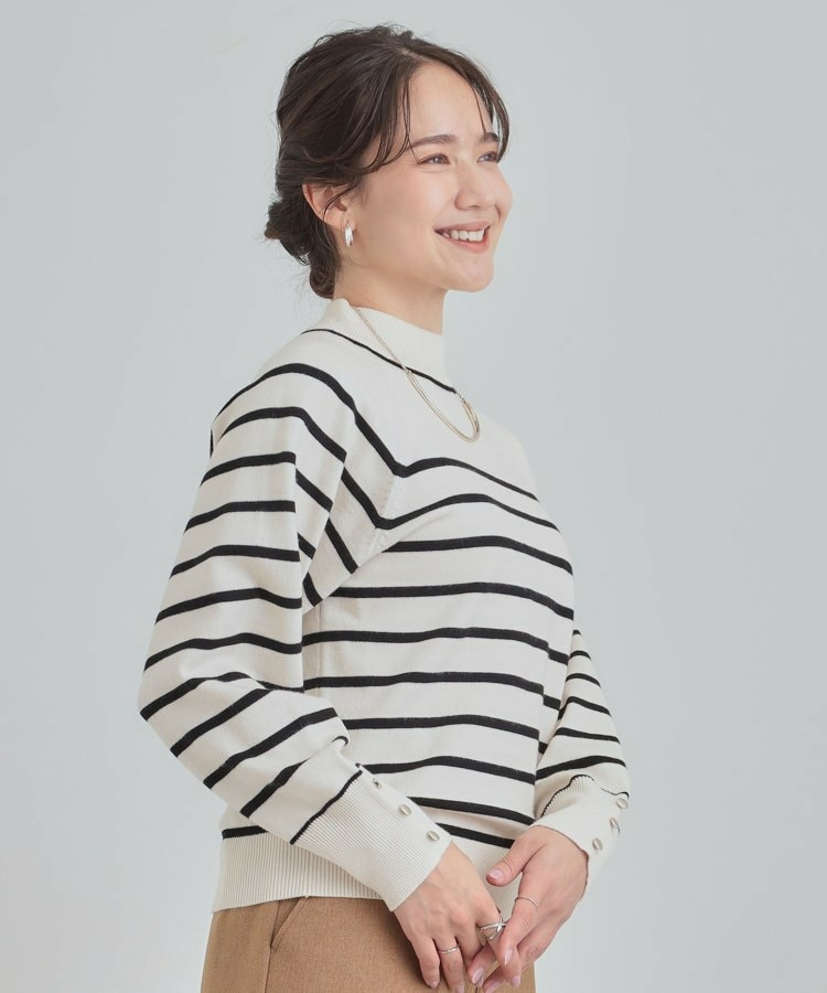 【洗濯機可/吸湿発熱】もちもちでチクチクしにくいハイネックニット23