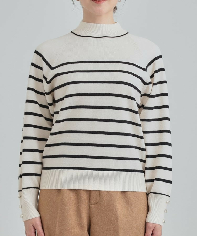 【洗濯機可/吸湿発熱】もちもちでチクチクしにくいハイネックニット26