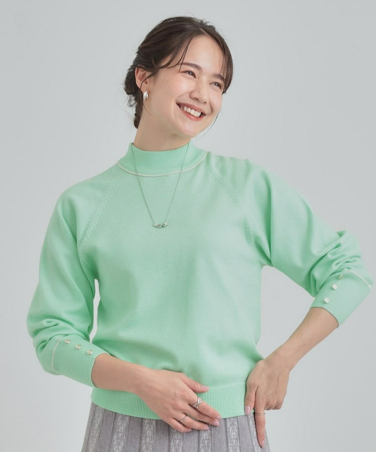 【洗濯機可/吸湿発熱】もちもちでチクチクしにくいハイネックニット6