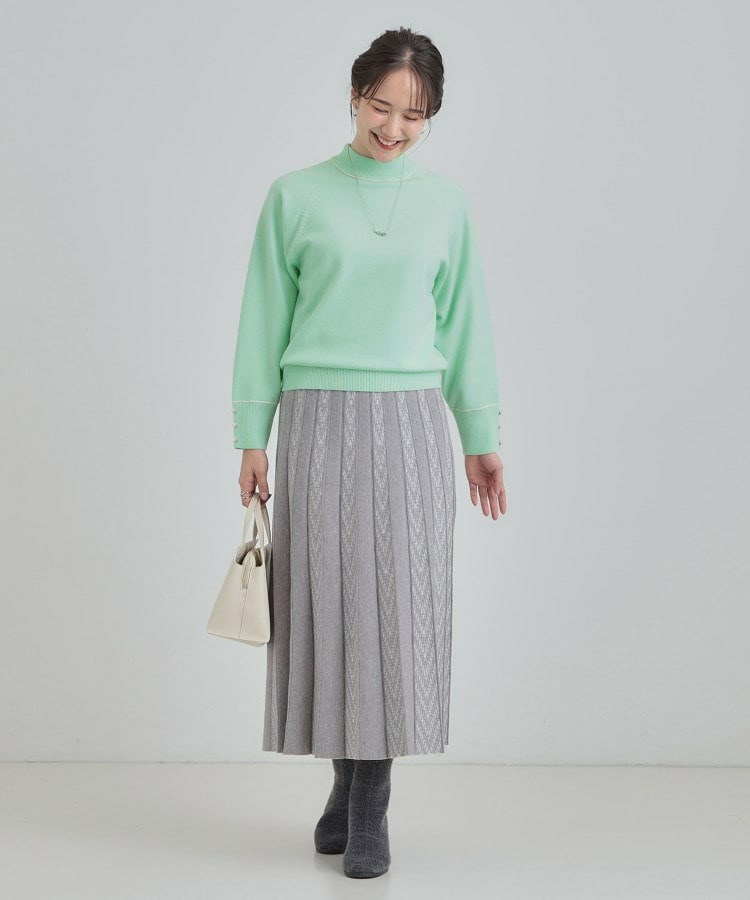 【洗濯機可/吸湿発熱】もちもちでチクチクしにくいハイネックニット8