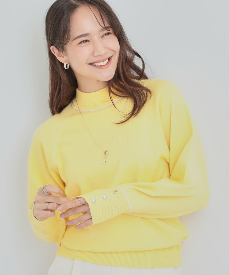 【洗濯機可/吸湿発熱】もちもちでチクチクしにくいハイネックニット1