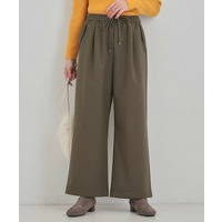 【洗濯機可/S-LL】風を通しにくい フラップイージーワイドパンツ