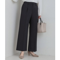 【セットアップ可/S-LL】サラっと軽やか ワイドストレートパンツ