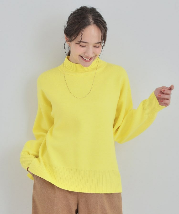 【洗濯機可/S-LL】もちもちハイネックニット10