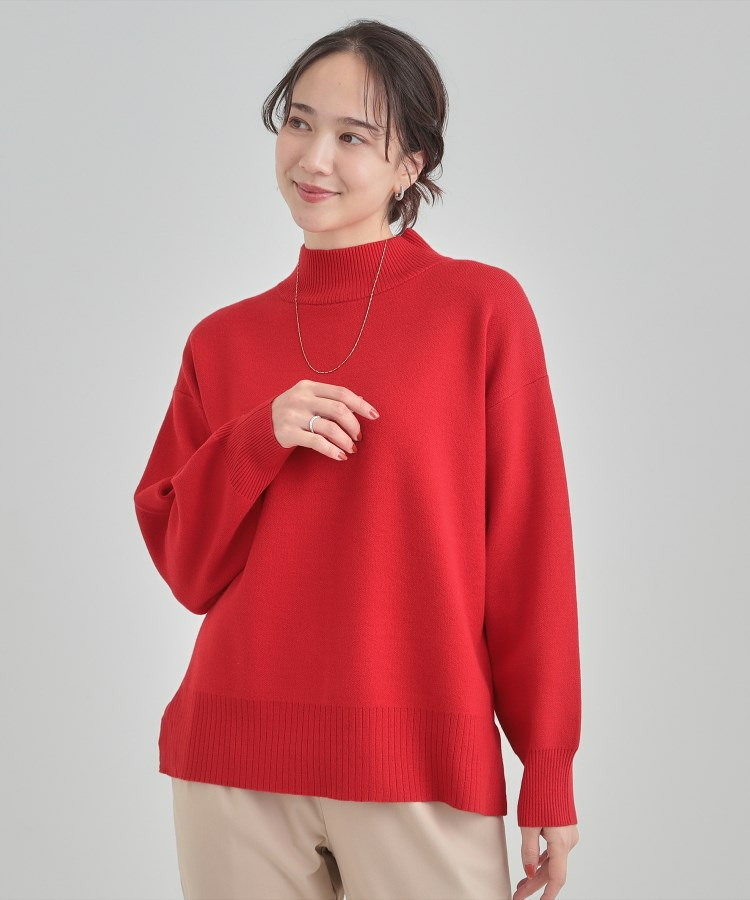 【洗濯機可/S-LL】もちもちハイネックニット14