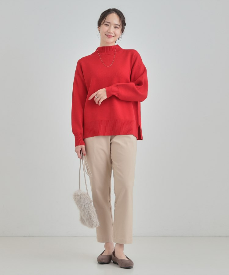 【洗濯機可/S-LL】もちもちハイネックニット16