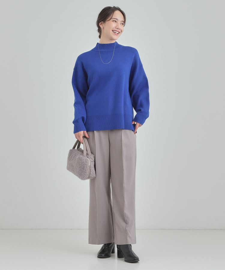 【洗濯機可/S-LL】もちもちハイネックニット20