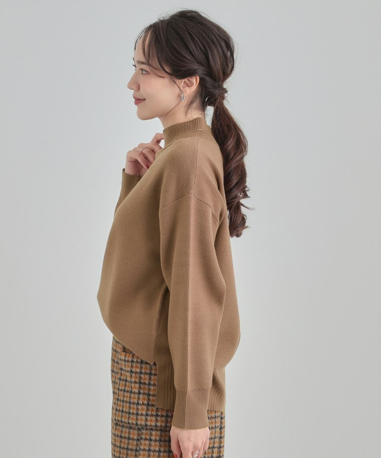 【洗濯機可/S-LL】もちもちハイネックニット23