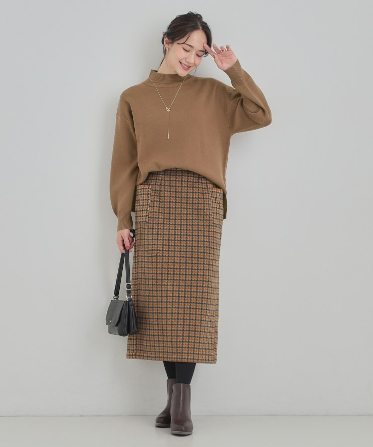 【洗濯機可/S-LL】もちもちハイネックニット24