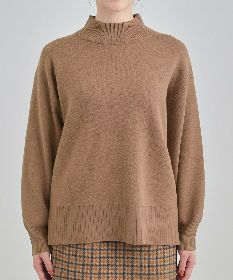 【洗濯機可/S-LL】もちもちハイネックニット26