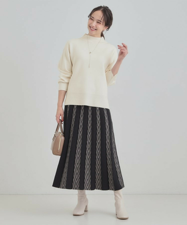 【洗濯機可/S-LL】もちもちハイネックニット4