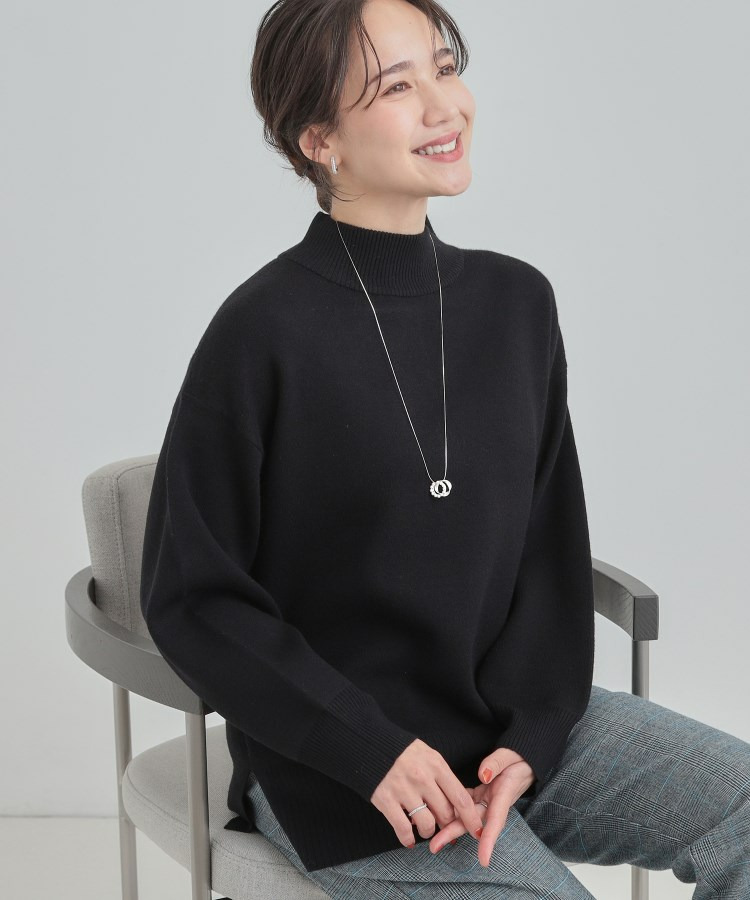 【洗濯機可/S-LL】もちもちハイネックニット1