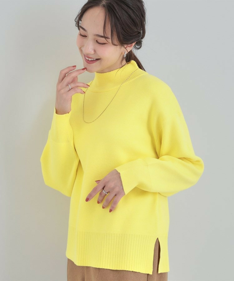 【洗濯機可/S-LL】もちもちハイネックニット1