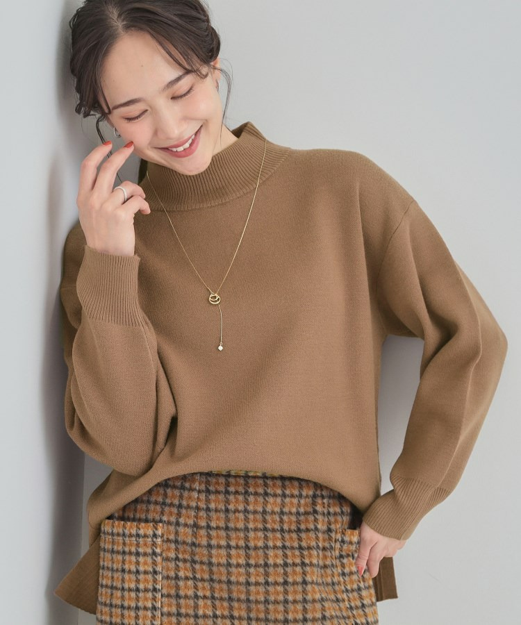 【洗濯機可/S-LL】もちもちハイネックニット1