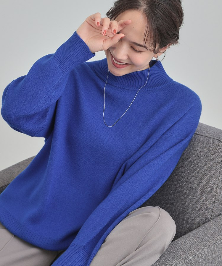 【洗濯機可/S-LL】もちもちハイネックニット1