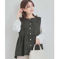 時短できちんと見えが叶う フェイクレイヤードブラウス