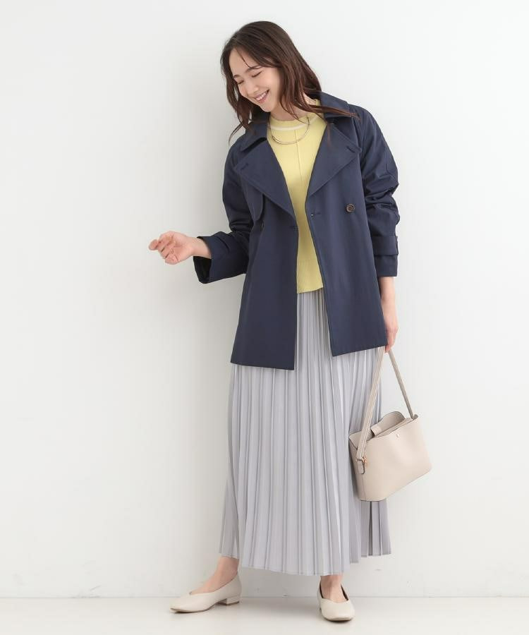 【S-LL/撥水】通勤やお出かけにも活躍 ミドルトレンチコート27