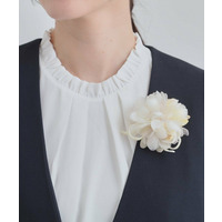 【セレモニー】ミックスリボンコサージュ