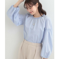 【洗濯機可/S-LL】ジレスタイルに ぽわん袖ブラウス
