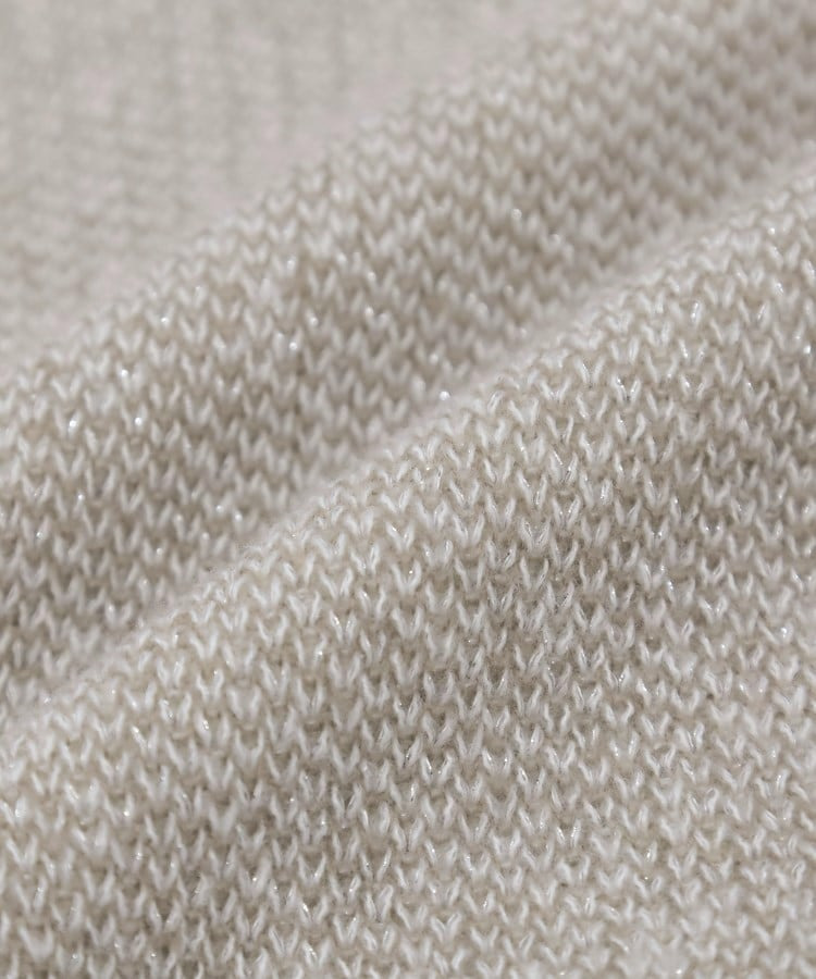 【S-LL】さりげないラメ感 配色ジャカード タートルネックニット13