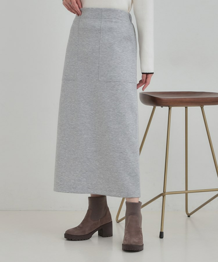 【セットアップ可/S-LL】なめらかタッチ ベイカーナロースカート