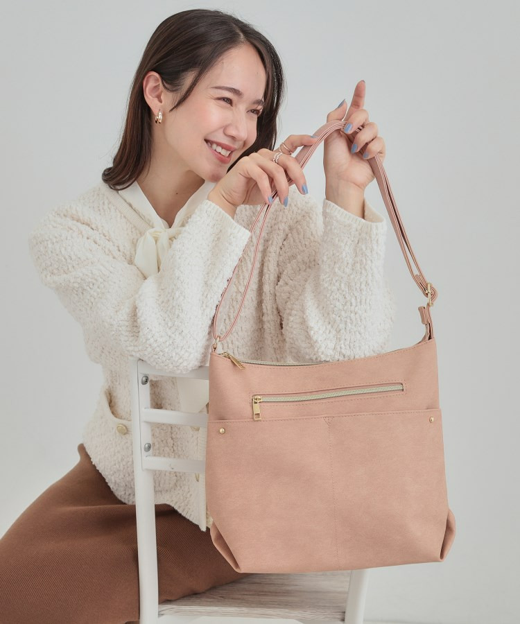 フロントWポケットショルダーバッグ