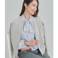 【洗濯機可/S-LL】すっきり見えでやわらかタッチな クルーネックカーディガン