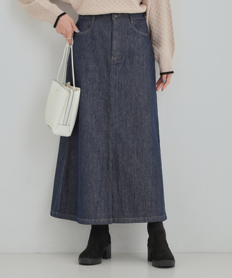 【SHOO・LA・RUE DENIM】シンプルだから使いやすい Aラインスカート1