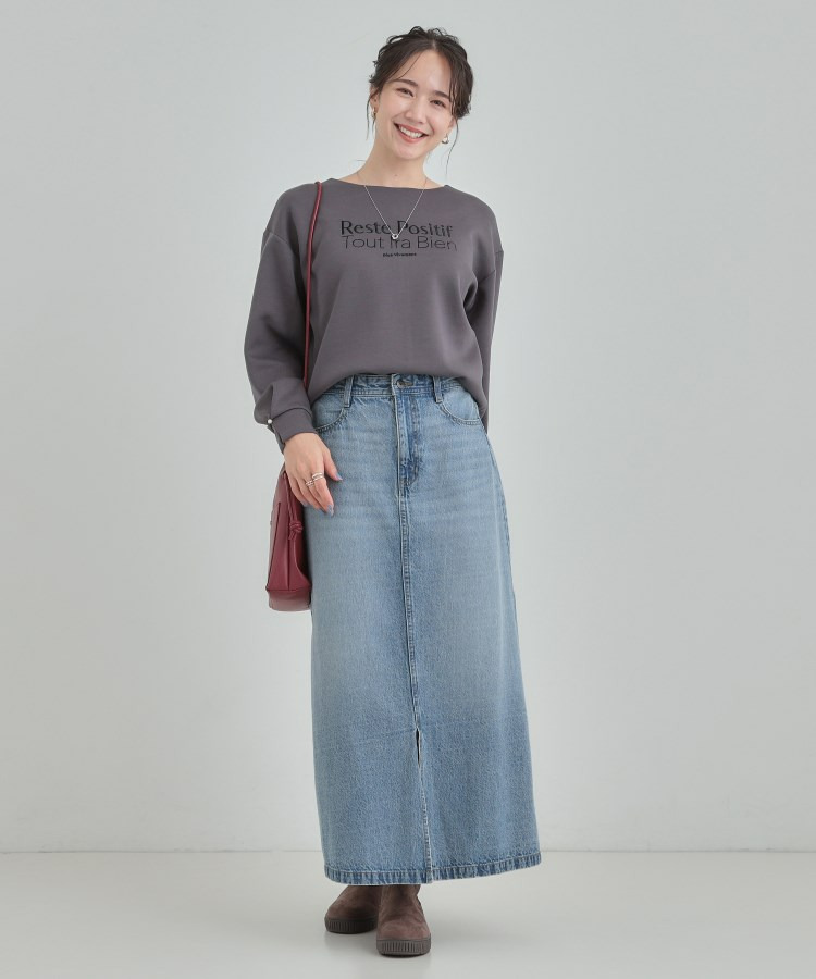 【SHOO・LA・RUE DENIM】シンプルだから使いやすい Aラインスカート4
