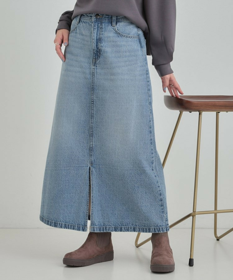 【SHOO・LA・RUE DENIM】シンプルだから使いやすい Aラインスカート1