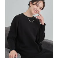 【洗濯機可/セットアップ可/毛玉になりにくい】クルーネックニット