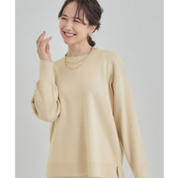 【洗濯機可/セットアップ可/毛玉になりにくい】クルーネックニット