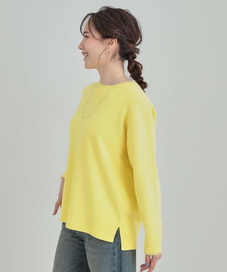 【洗濯機可/セットアップ可/毛玉になりにくい】クルーネックニット11