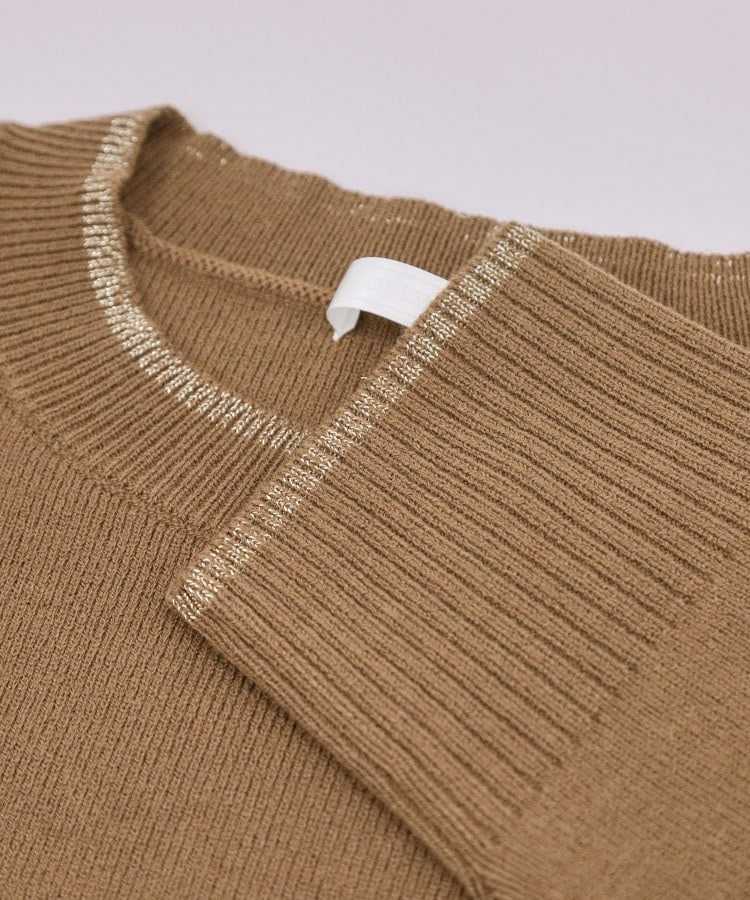 【洗濯機可/セットアップ可/毛玉になりにくい】クルーネックニット17