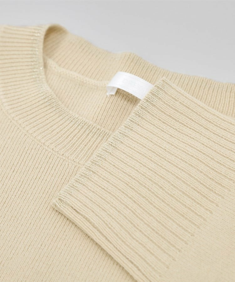 【洗濯機可/セットアップ可/毛玉になりにくい】クルーネックニット21