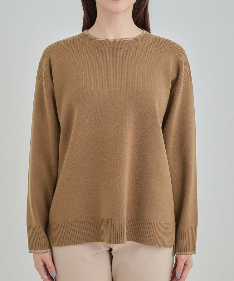 【洗濯機可/セットアップ可/毛玉になりにくい】クルーネックニット26