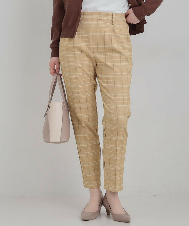 あったか裏起毛テーパードパンツ1