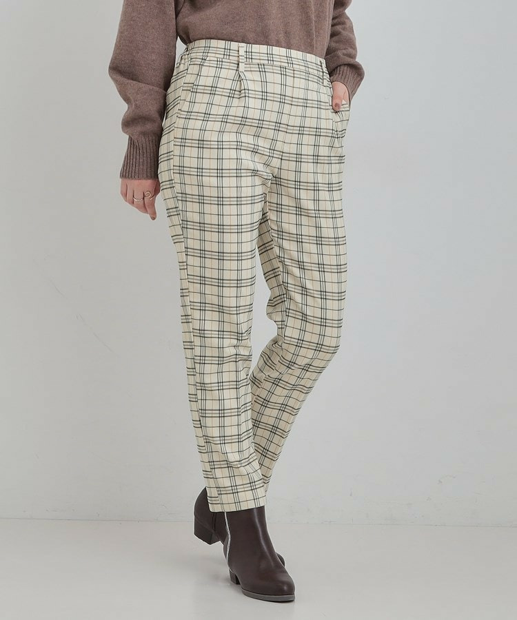 あったか裏起毛テーパードパンツ10