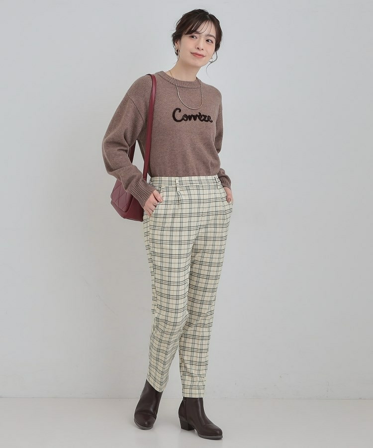 あったか裏起毛テーパードパンツ12