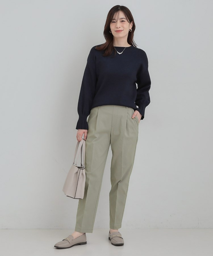 あったか裏起毛テーパードパンツ8