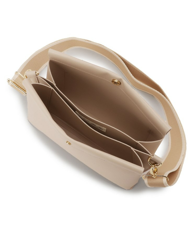 配色ベルト3層ショルダーバッグ15