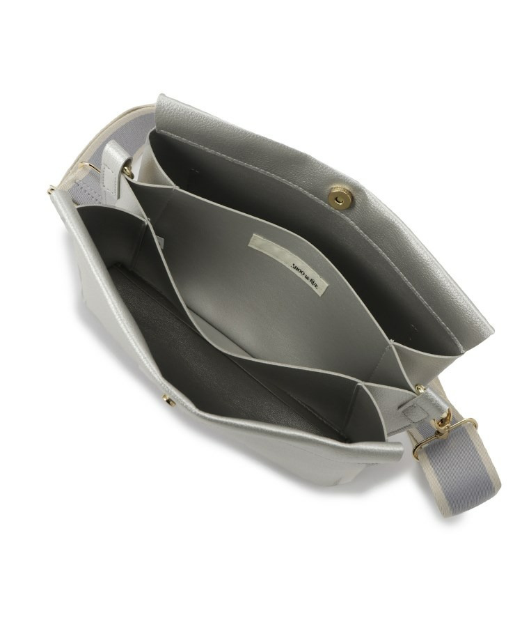 配色ベルト3層ショルダーバッグ18