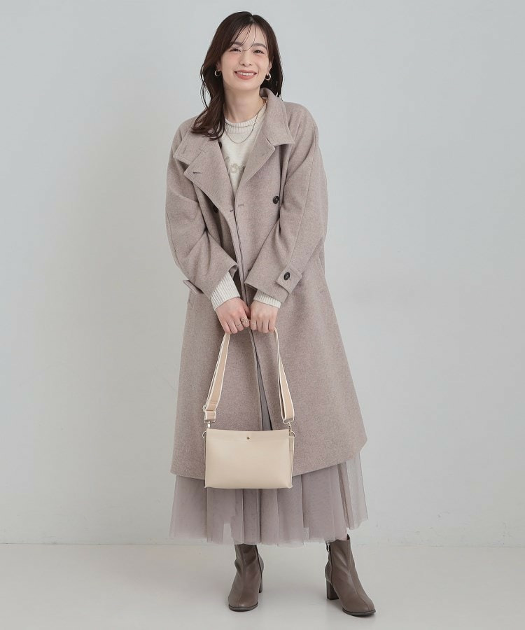 配色ベルト3層ショルダーバッグ3