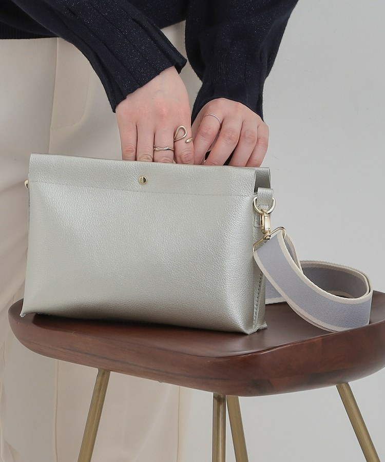 配色ベルト3層ショルダーバッグ6