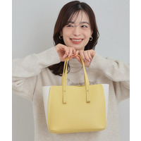 【軽量】ハンドル金具配色トートバッグ